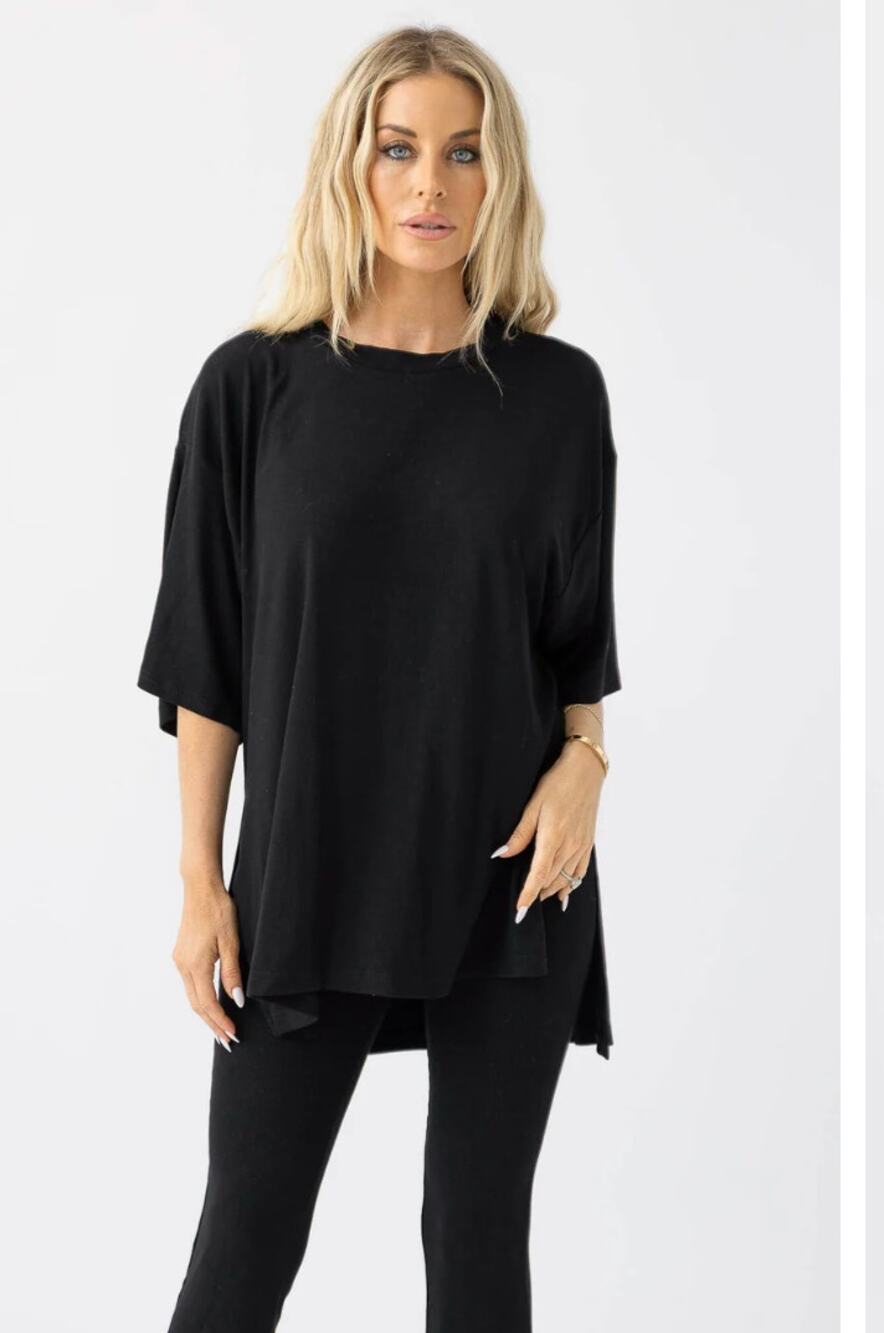Foxy Kind All Weekend Long Pant Set Black S